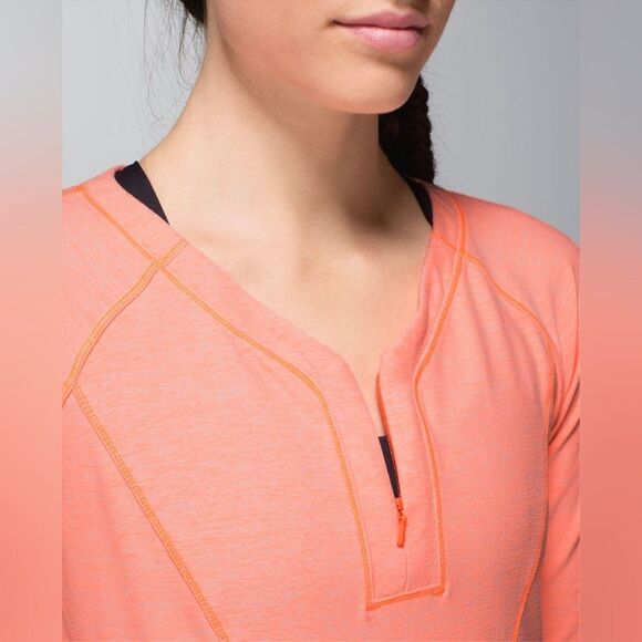 Lululemon Love Some Run Long Sleeve Heathered Very Light Flare 4 - Picture 4 of 13